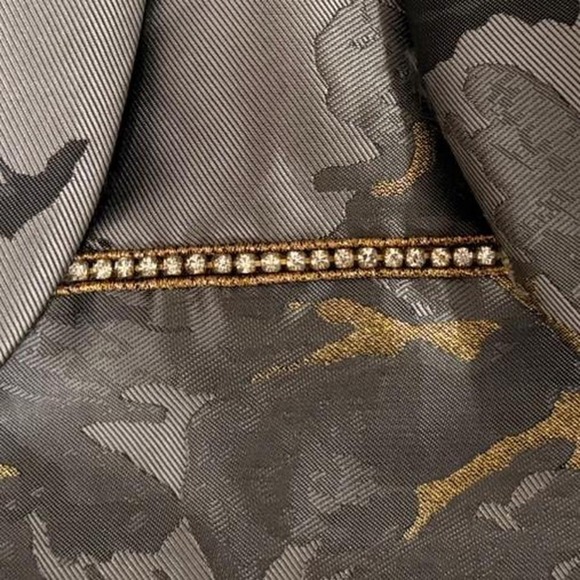 Tahari Gray Two Piece Set Sleeveless Dress & Jacket Size 2 - Picture 7 of 7